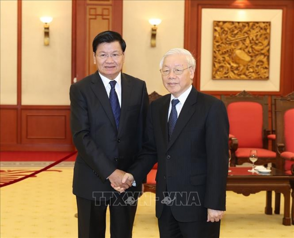 tong bi thu nguyen phu trong tiep doan dai bieu cap cao dang nha nuoc lao