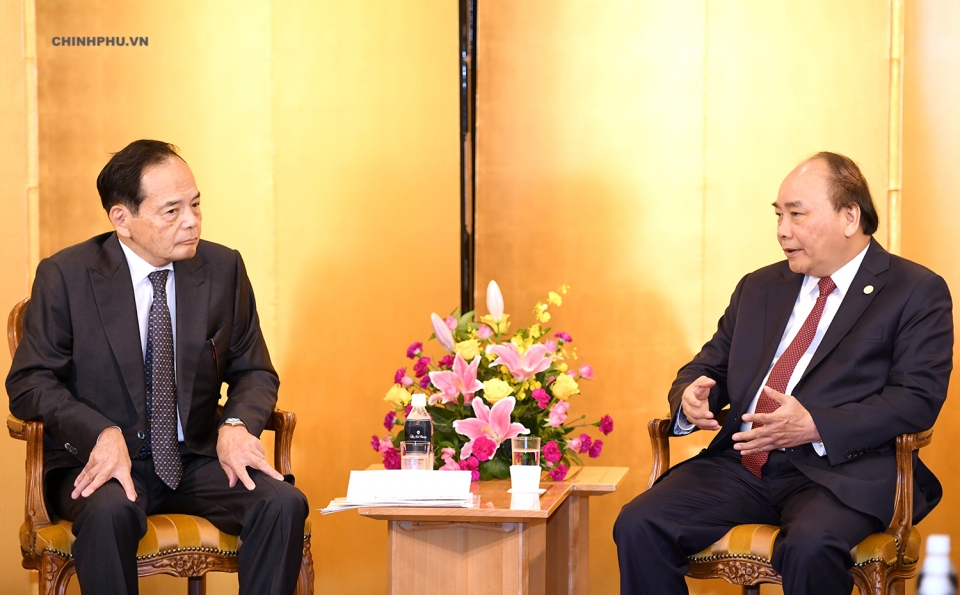 thu tuong nguyen xuan phuc tiep mot so doanh nghiep nhat ban