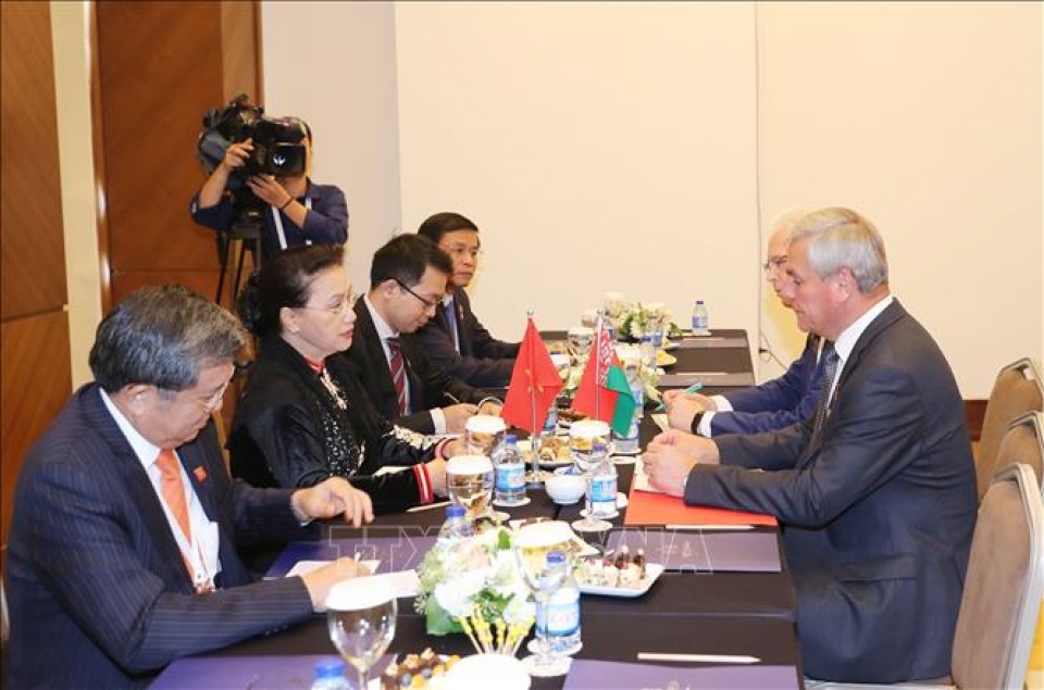 Chủ tịch Quốc hội Nguyễn Thị Kim Ngân hội kiến Chủ tịch Hạ viện Cộng hòa Belarus chu tich quoc hoi nguyen thi kim ngan hoi kien chu tich ha vien cong hoa belarus