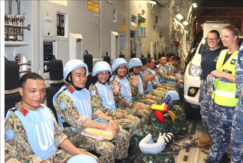 luc luong gin giu hoa binh viet nam len duong sang nam sudan dot 2