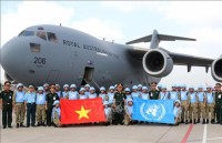 Lực lượng gìn giữ hòa bình Việt Nam lên đường sang Nam Sudan đợt 2