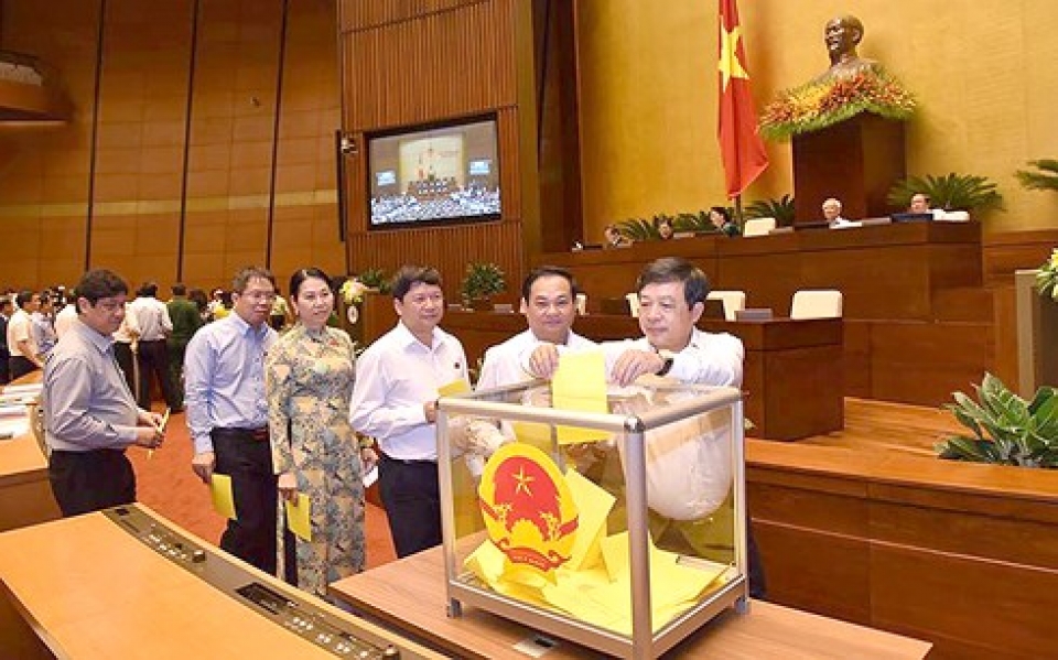 quoc hoi thong qua danh sach 48 nguoi duoc lay phieu tin nhiem