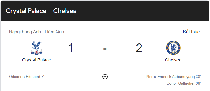 Link xem trực tiếp Chelsea vs Crystal Palace (21h00 ngày 1/10) vòng 9 Ngoại hạng Anh
