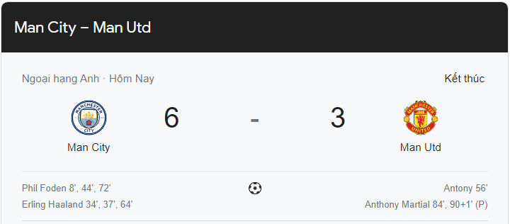 Link xem trực tiếp MU vs Man City (20h00 ngày 2/10): Đại chiến thành Manchester
