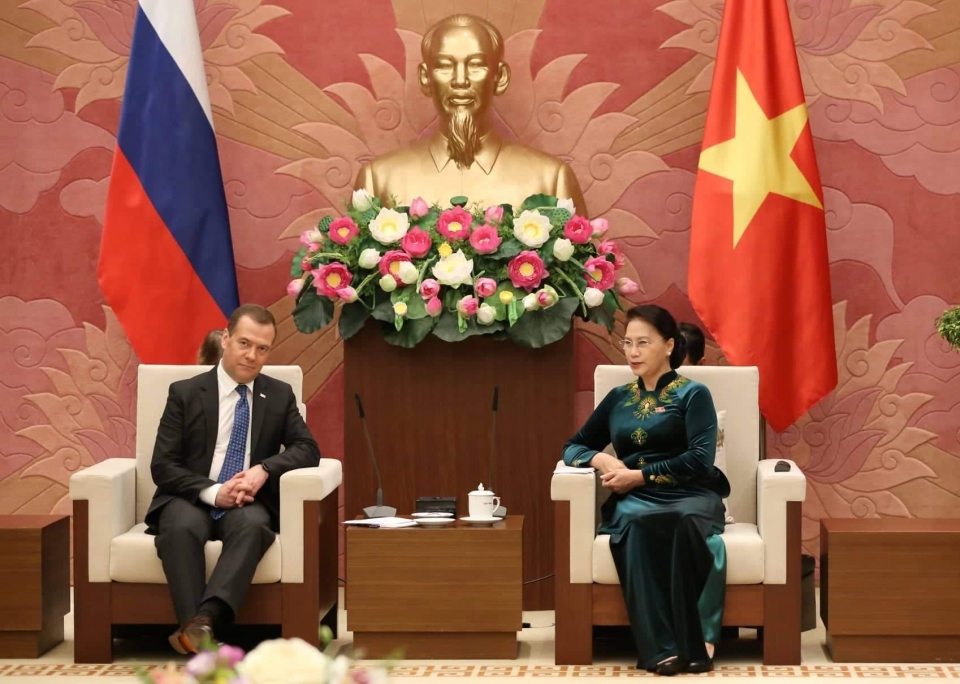 chu tich quoc hoi nguyen thi kim ngan hoi kien thu tuong nga medvedev
