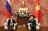 Chủ tịch Quốc hội Nguyễn Thị Kim Ngân hội kiến Thủ tướng Nga Medvedev