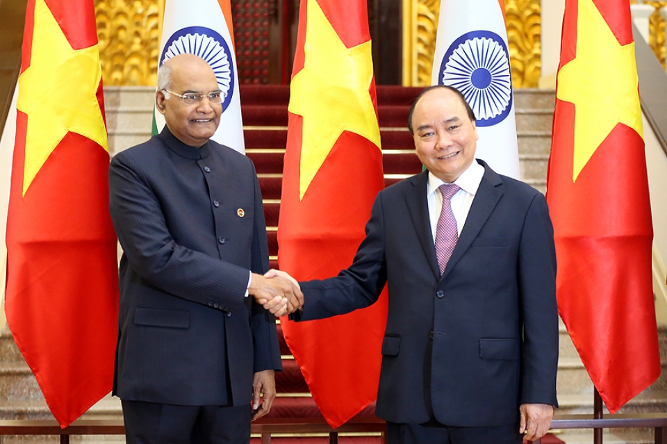 thu tuong nguyen xuan phuc hoi kien tong thong ram nath kovind