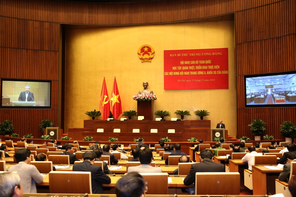 hoi nghi can bo toan quoc quan triet nghi quyet tw 8 khoa xii