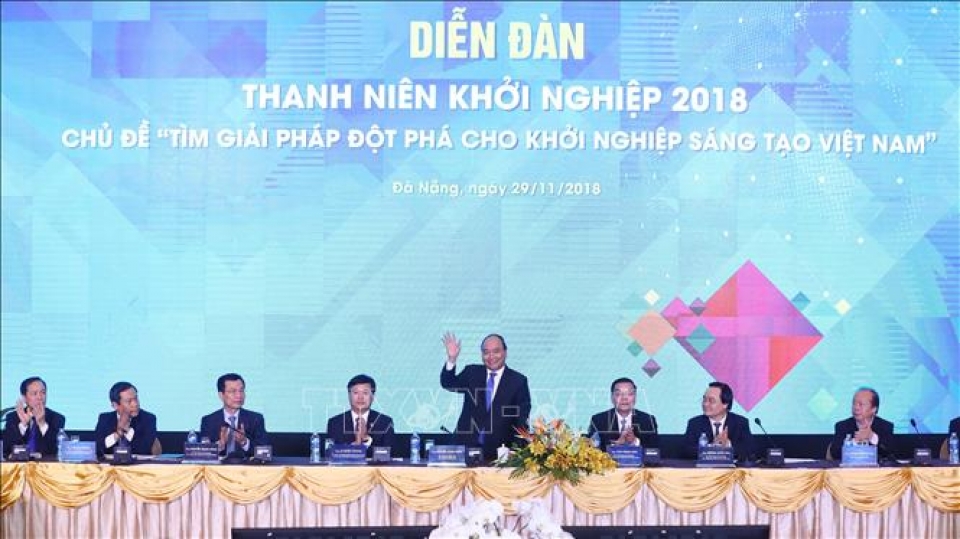 thu tuong nguyen xuan phuc du dien dan thanh nien khoi nghiep 2018