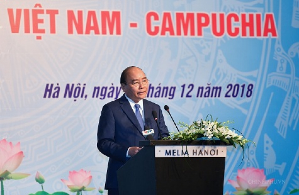 Thủ tướng Nguyễn Xuân Phúc dự Diễn đàn doanh nghiệp Việt Nam - Campuchia thu tuong nguyen xuan phuc du dien dan doanh nghiep viet nam campuchia