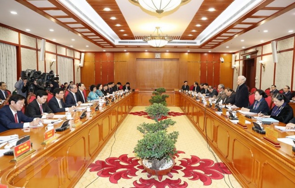 bo chinh tri lam viec voi ban thuong vu thanh uy da nang