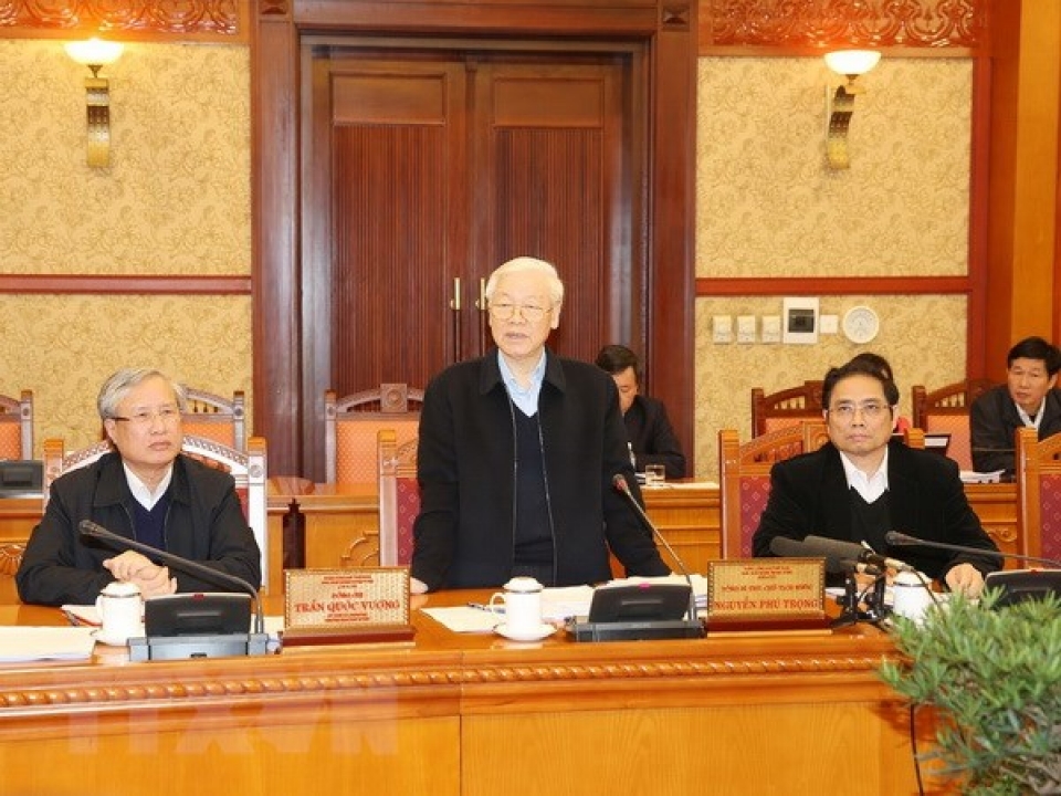 ban bi thu tw dang hop ve viec nang cao chat luong sang loc dang vien