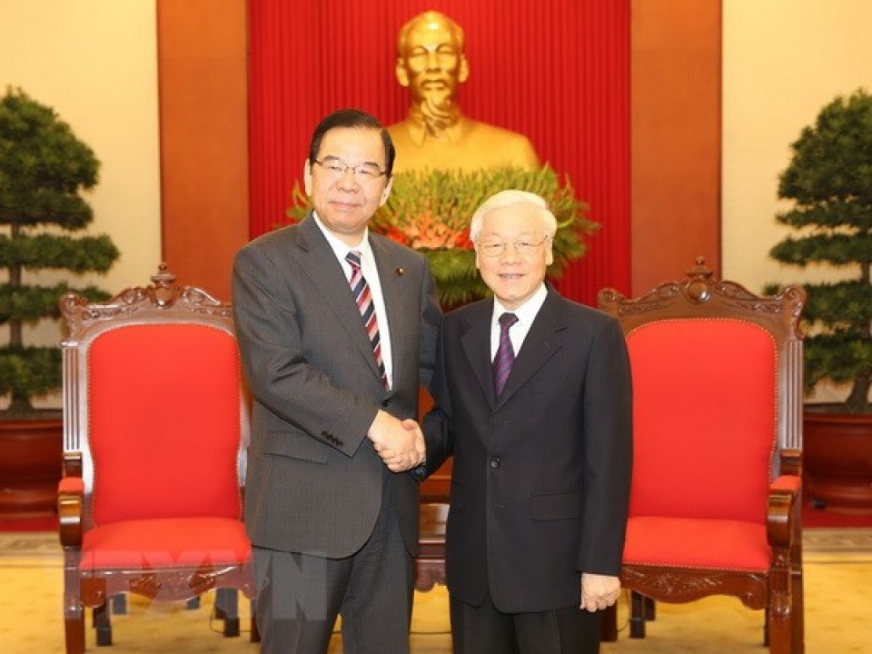 tong bi thu chu tich nuoc tiep doan dai bieu dang cong san nhat ban