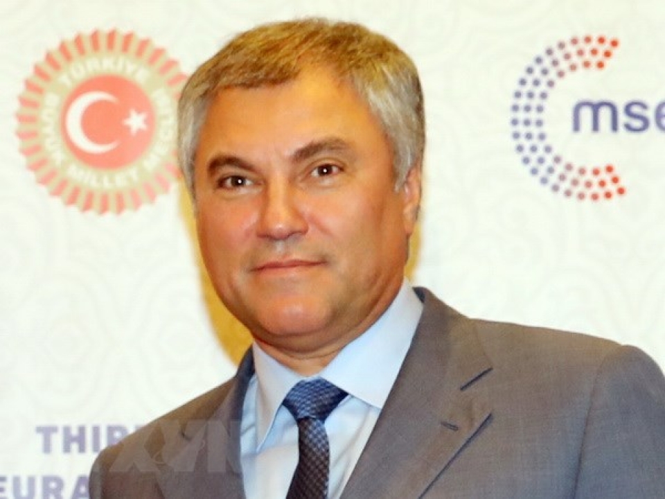 Chủ tịch Duma Quốc gia Liên bang Nga sắp thăm chính thức Việt Nam chu tich duma quoc gia lien bang nga sap tham chinh thuc viet nam