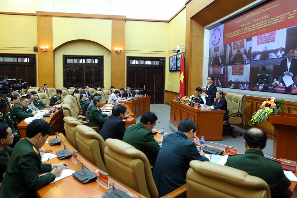 can day nhanh viec cap nhat lien thong cong khai du lieu ve liet si