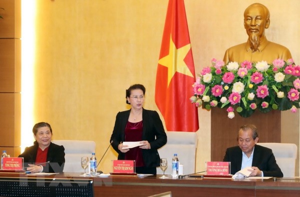 Đoàn kiểm tra của Bộ Chính trị thông báo kết quả về Đảng đoàn Quốc hội doan kiem tra cua bo chinh tri thong bao ket qua ve dang doan quoc hoi