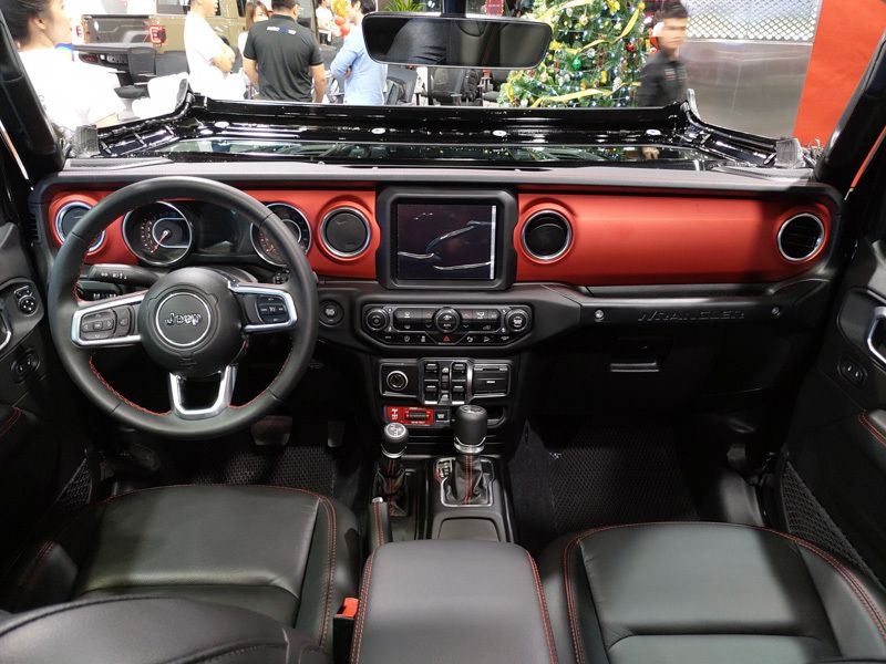 Nội thất xe Jeep Wranger và Gladiator giống nhau.