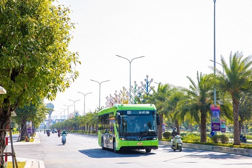 Lộ trình tuyến xe buýt điện Vinbus ở Hà Nội
