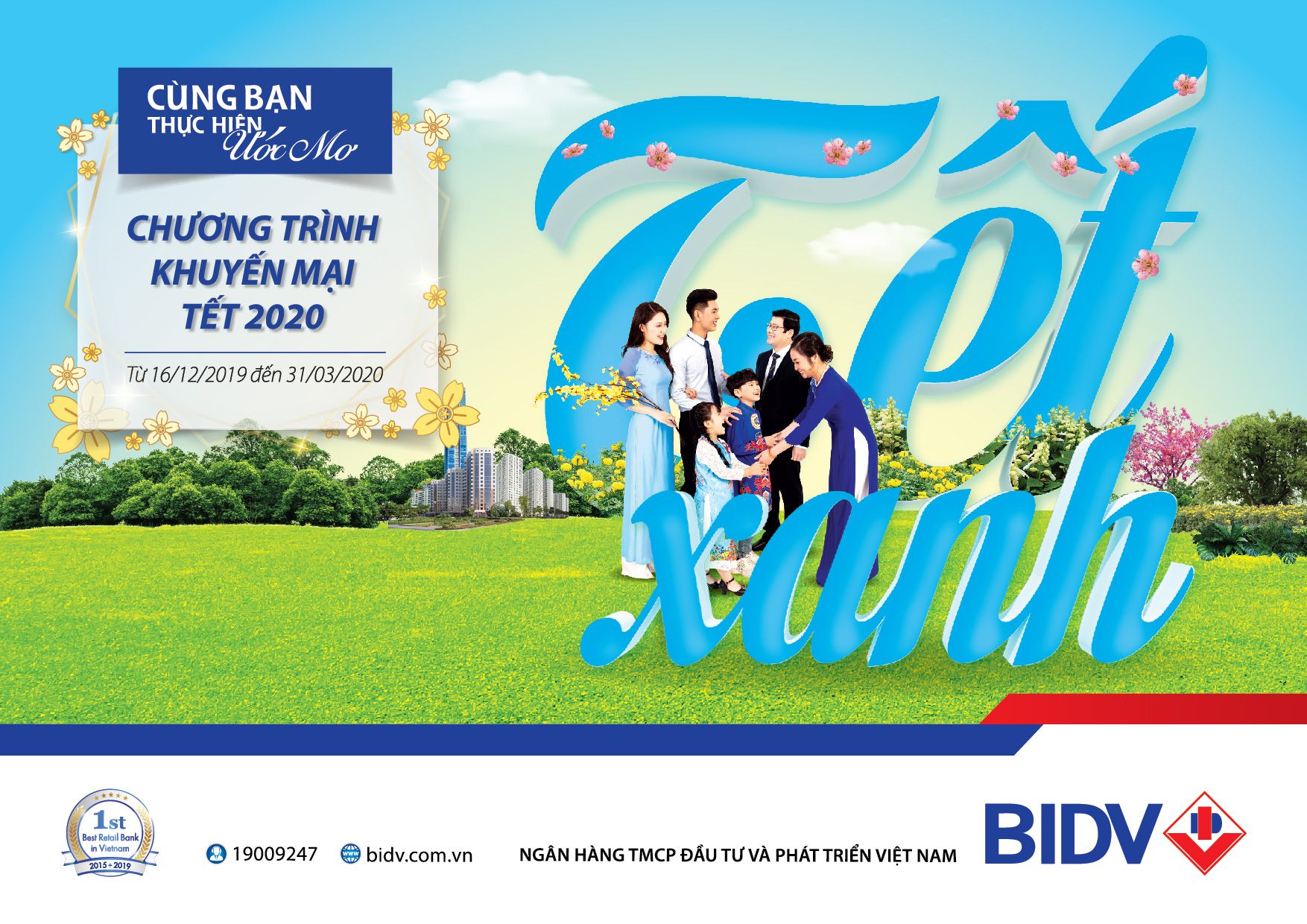 bidv tang khach hang 42 ty dong voi chuong trinh tet xanh