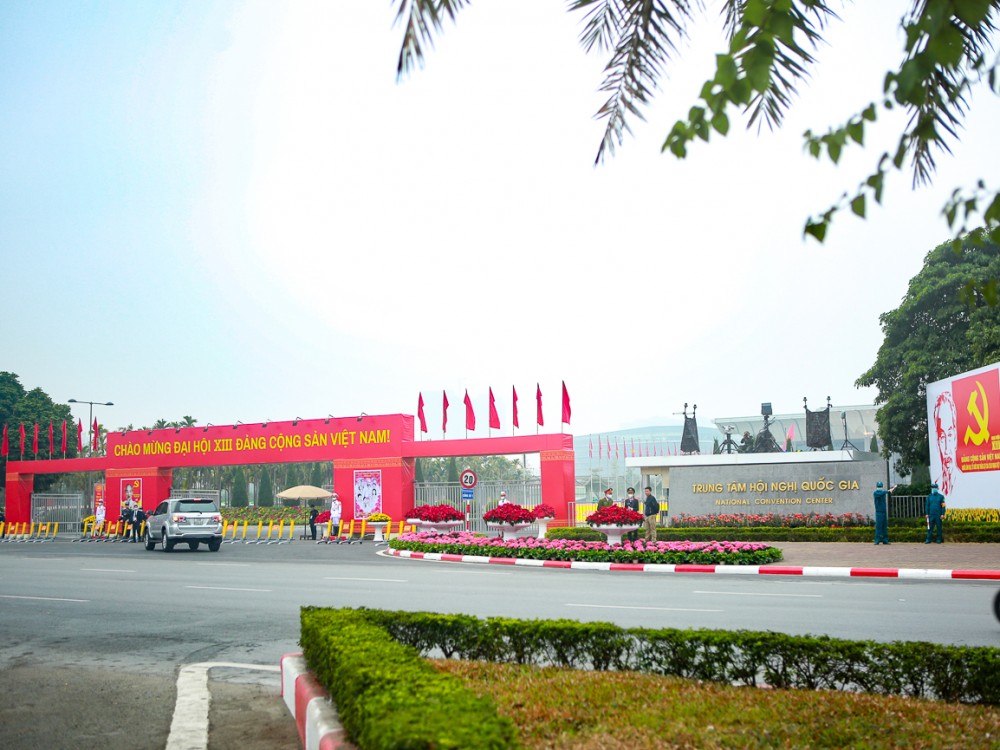 Công tác an ninh được thắt chặt, đảm bảo an toàn cho Đại hội XIII của Đảng
