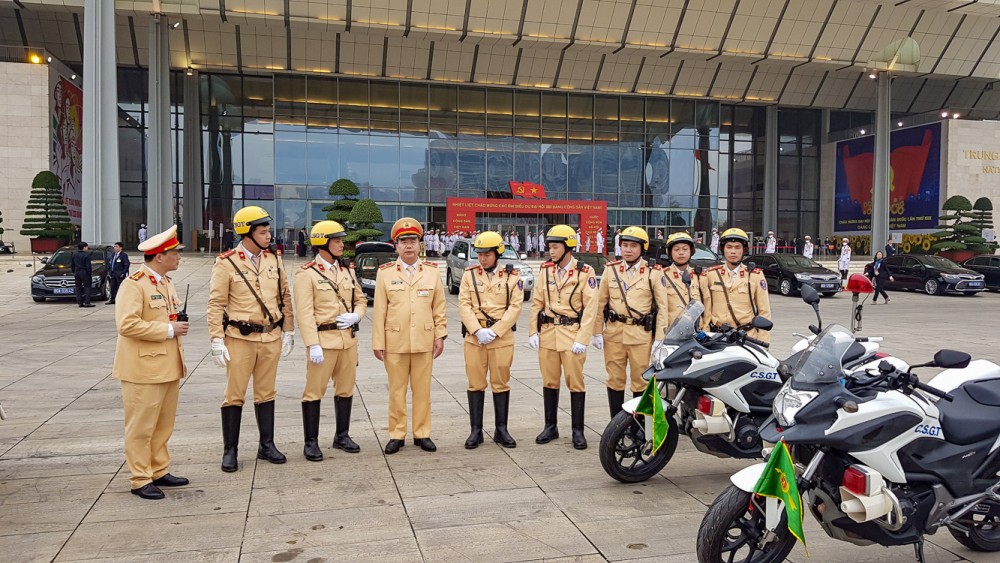 Công tác an ninh được thắt chặt, đảm bảo an toàn cho Đại hội XIII của Đảng