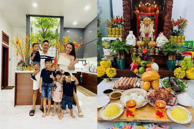 'Soi' mâm cỗ ngày vía Thần Tài của loạt sao Việt