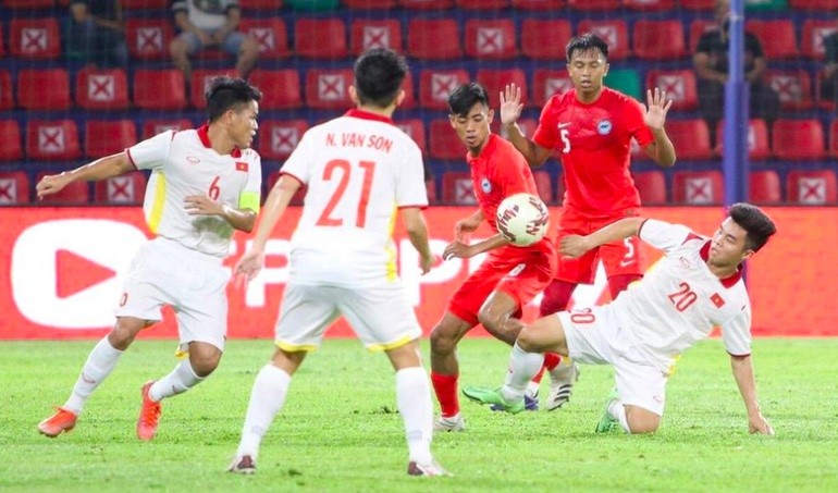 AFC khen chiến thắng 7-0 của U23 Việt Nam trước U23 Singapore. (Nguồn: VFF)