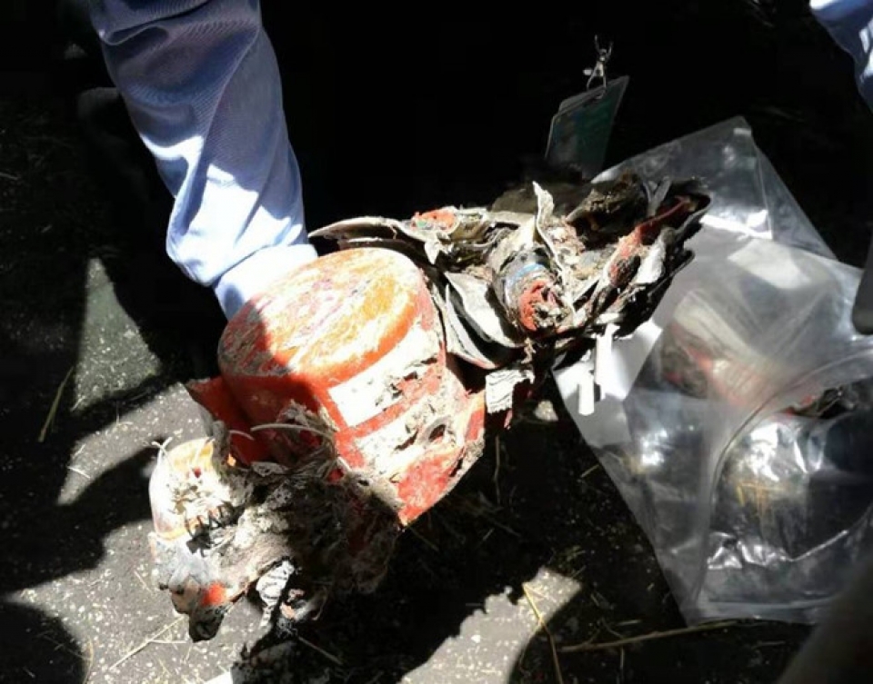 ethiopia tim thay hai hop den may bay roi khien 157 nguoi thiet mang