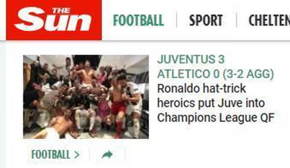 loat bai tren bao the gioi bay to nga mu truoc ga dao phu cr7