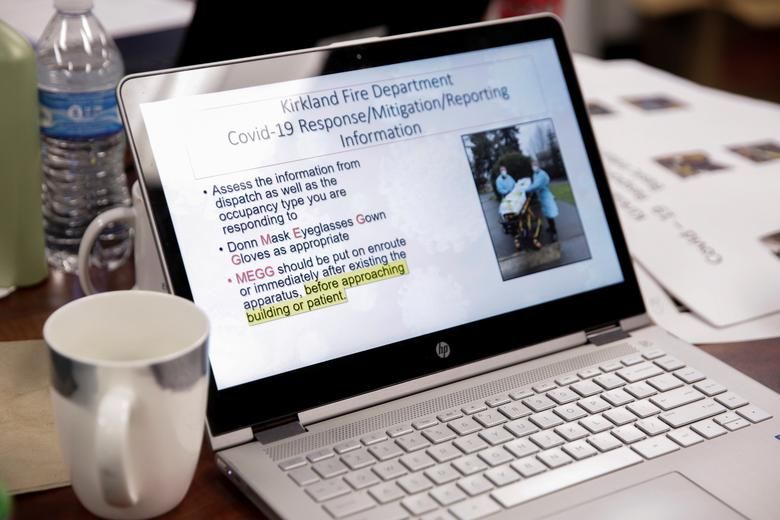 ben trong kirkland diem nong dich covid 19 tai my