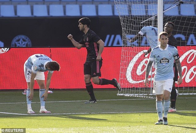 Asensio ấn định chiến thắng 3-1 cho Real Madrid ở phút cuối cùng.