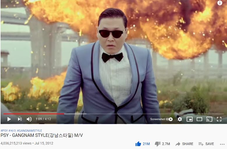 8 MV KPop nằm trong 'câu lạc bộ tỷ view' của YouTube