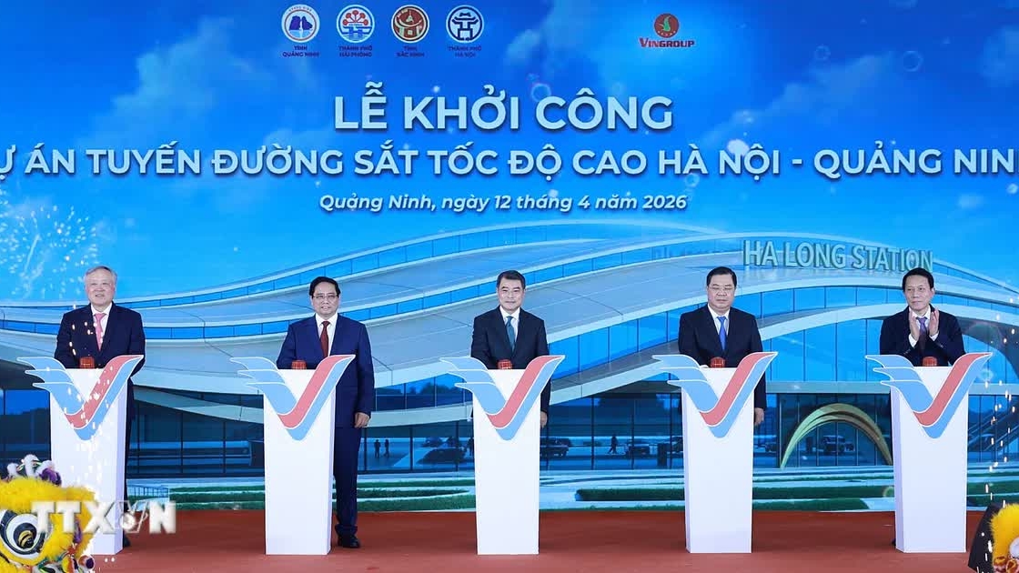Khởi công siêu dự án đường sắt tốc độ cao Hà Nội-Quảng Ninh