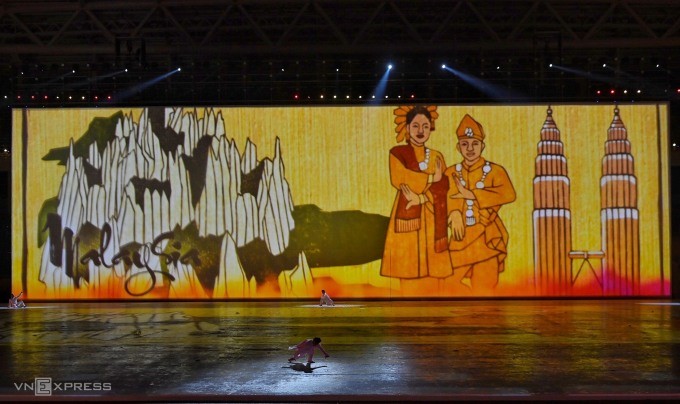 Không khí sôi động tại Lễ khai mạc SEA Games 31