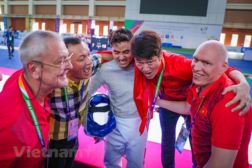 Màn đấu kiếm căng thẳng tại SEA Games 31 của kiếm thủ Vũ Thành An