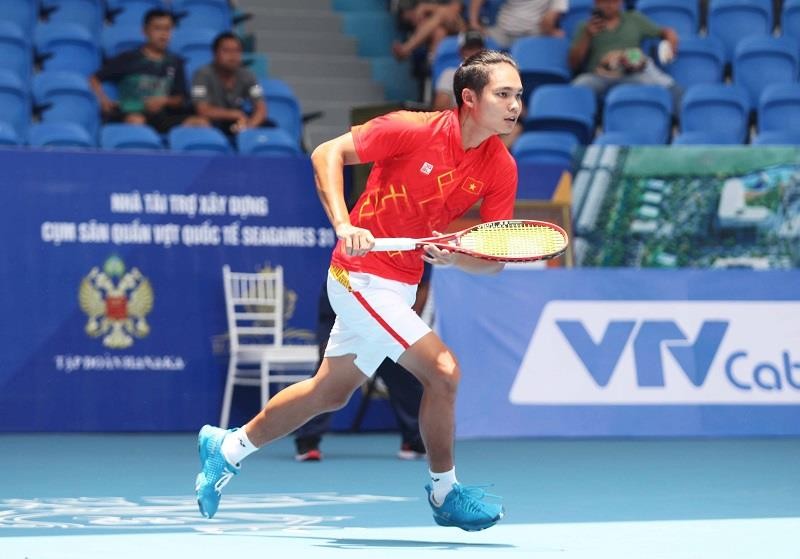 Trịnh Linh Giang giành chiến thắng ở vòng 1 đơn nam SEA Games 31