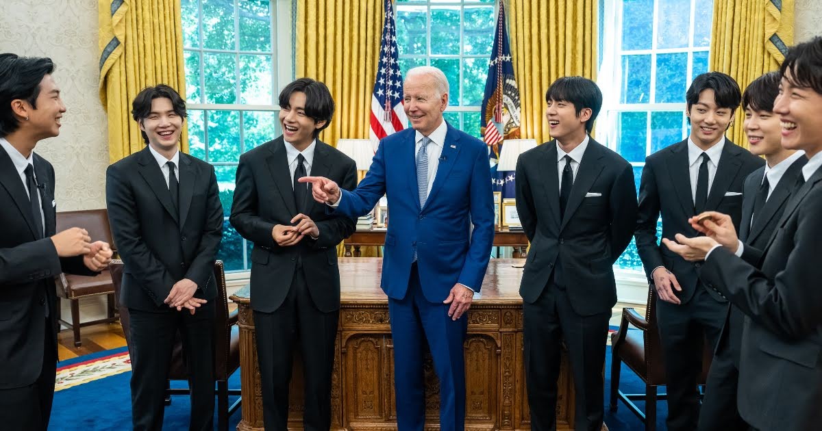 Tổng thống Mỹ Joe Biden 'tung' video chuyến thăm Nhà Trắng của nhóm BTS