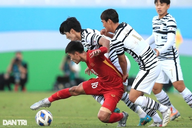 Những pha bóng 'nghẹt thở' tại trận U23 Việt Nam   U23 Hàn Quốc