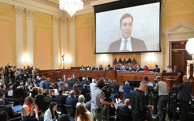 Hình ảnh phiên điều trần trước Quốc hội Mỹ về vụ bạo loạn ở Điện Capitol