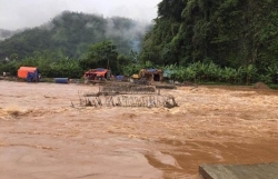 Hình ảnh Hà Giang bị 'bao vây' trong nước lũ, Nhà máy thủy điện Thái An dừng hoạt động hoàn toàn
