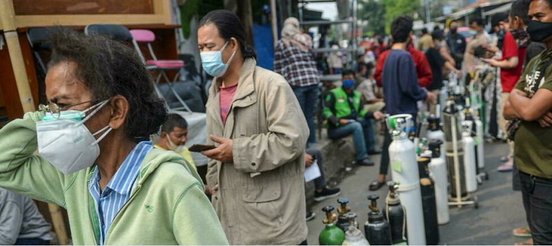 Hình ảnh đau thương nơi tâm dịch Covid 19 ở Indonesia
