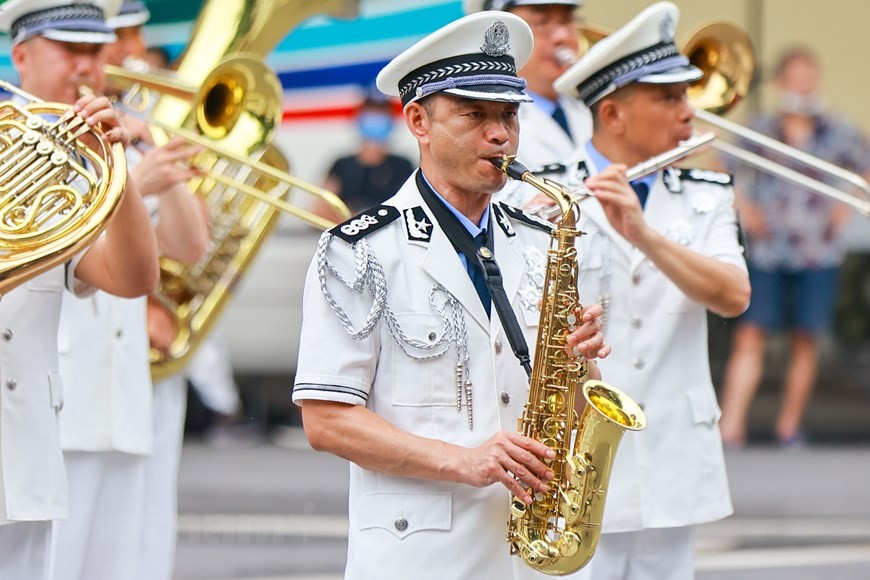 Mãn nhãn với các màn trình diễn tại Nhạc hội Cảnh sát các nước ASEAN+