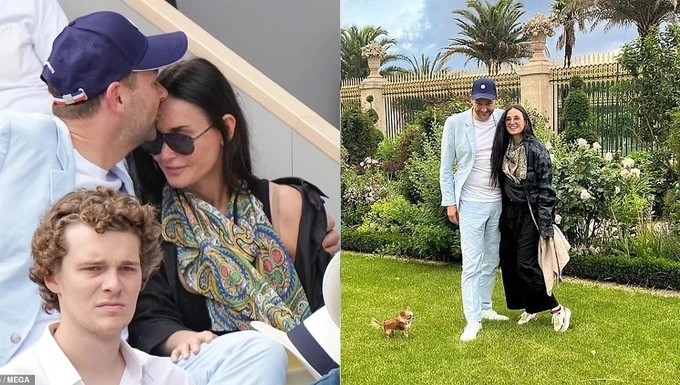 Demi Moore hạnh phúc bên bạn trai mới Daniel Humm (Ảnh: Mega).