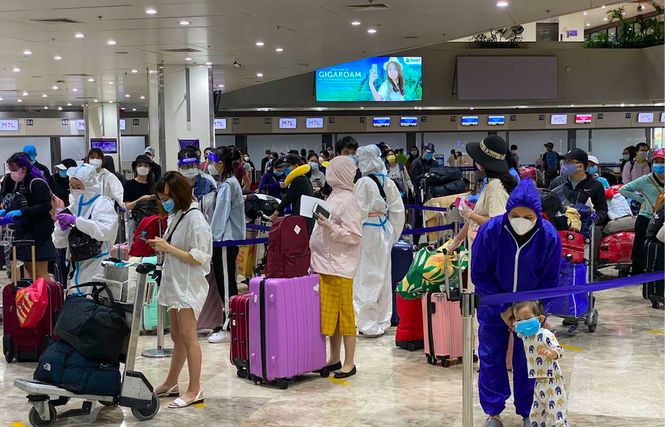 Dịch Covid-19: Chuyến bay đón gần 240 công dân Việt Nam tại Philippines đã hạ cánh an toàn