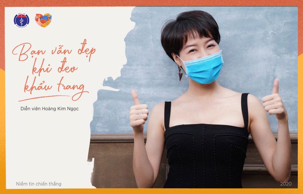 Chung tay phòng chống Covid-19, sao Việt truyền thông điệp 'Bạn vẫn đẹp khi đeo khẩu trang'