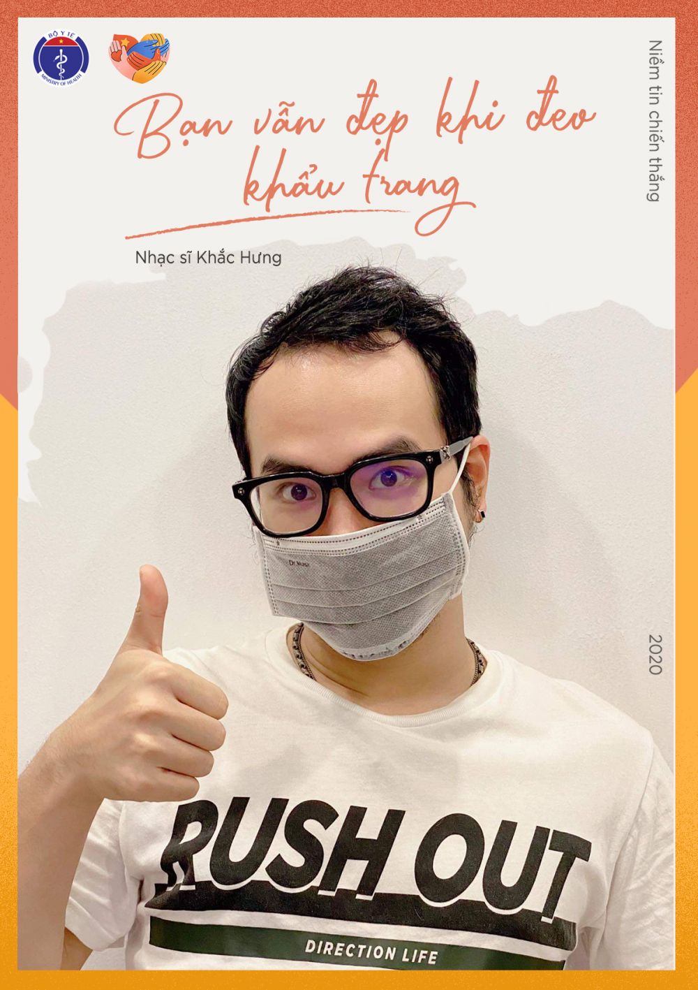 Chung tay phòng chống Covid-19, sao Việt truyền thông điệp 'Bạn vẫn đẹp khi đeo khẩu trang'