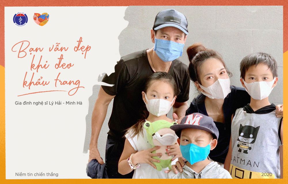 Chung tay phòng chống Covid-19, sao Việt truyền thông điệp 'Bạn vẫn đẹp khi đeo khẩu trang'