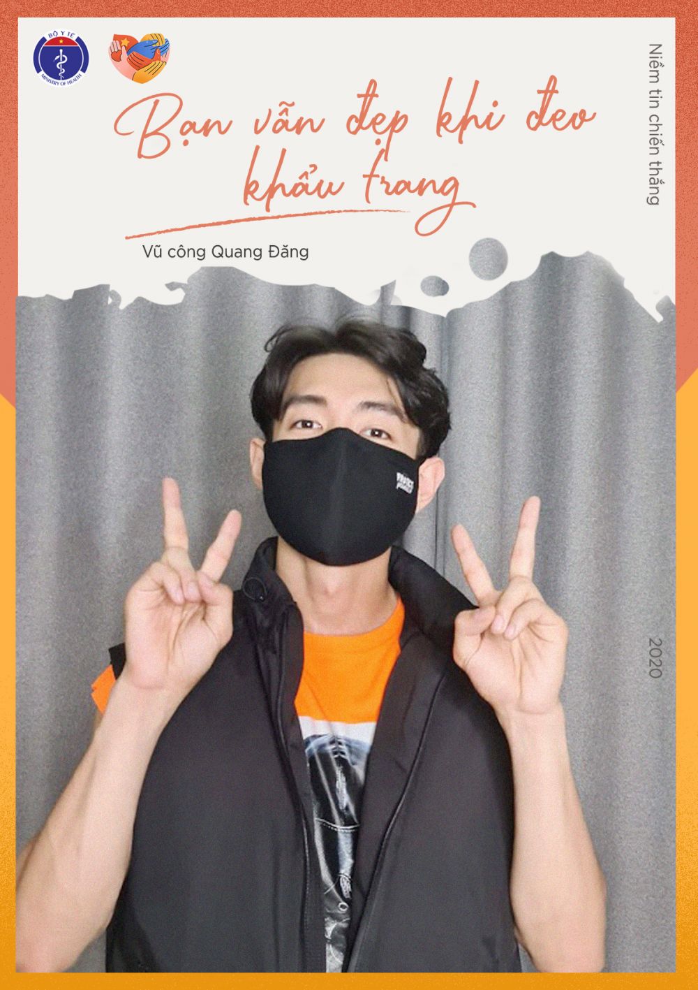 Chung tay phòng chống Covid-19, sao Việt truyền thông điệp 'Bạn vẫn đẹp khi đeo khẩu trang'