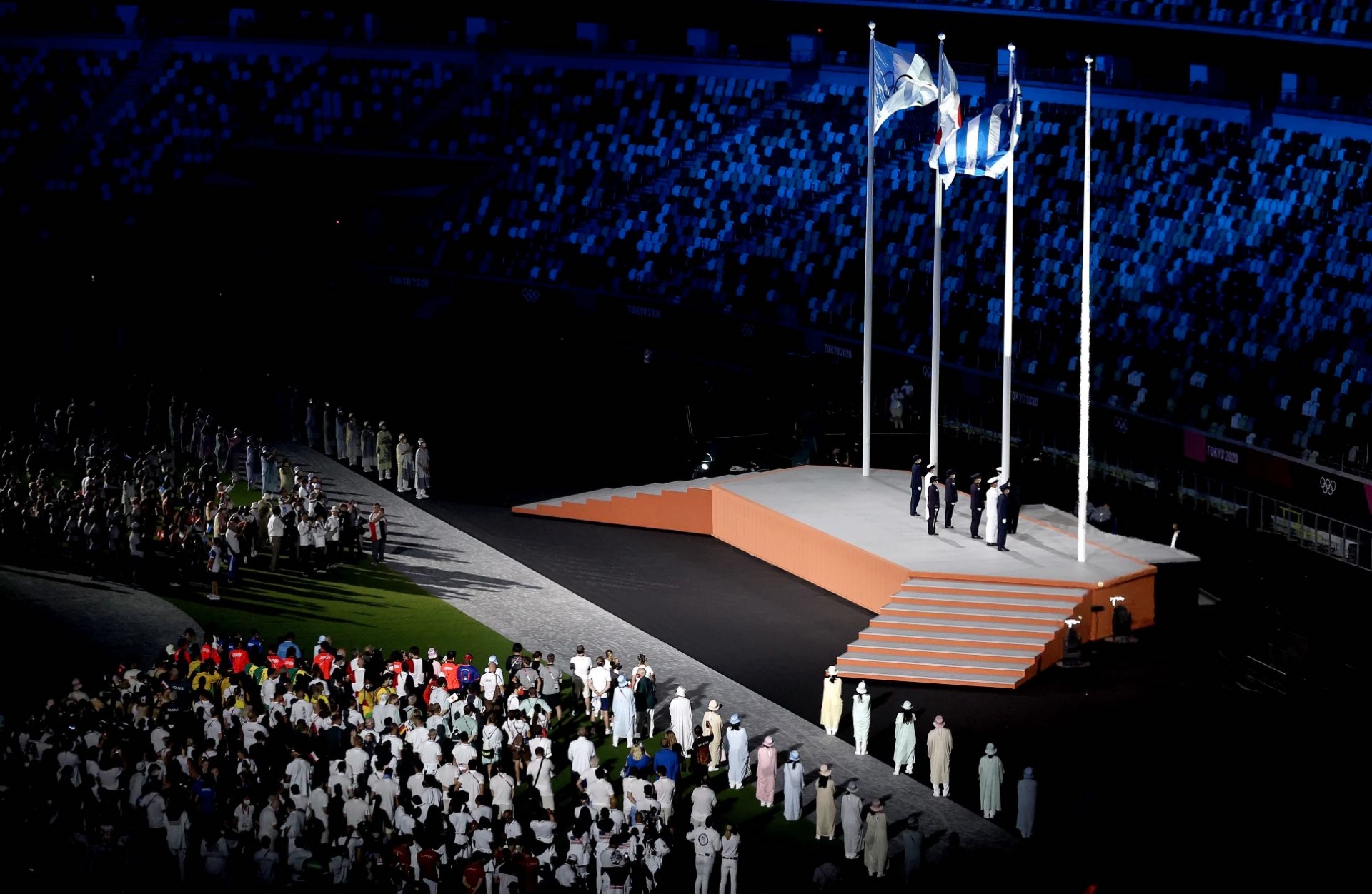 Hình ảnh khó quên tại Lễ bế mạc Olympic Tokyo 2020 Hình ảnh khó quên tại Lễ bế mạc Olimpic Tokyo 2020