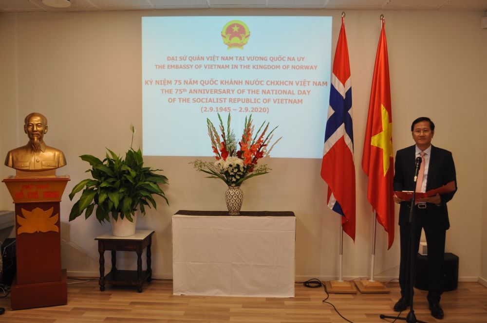 hinh anh hoat dong ky niem 75 nam quoc khanh cua cac co quan dai dien viet nam o nuoc ngoai